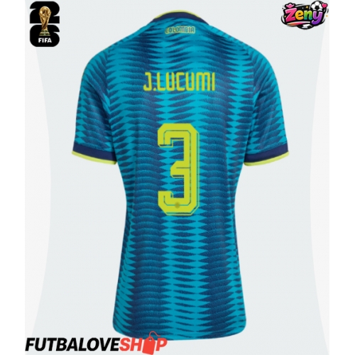 Dres Kolumbia Jhon Lucumi #3 Preč pre Ženy MS 2026 Krátky Rukáv